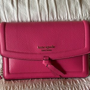 Kate Spade Fuchsia Leather Crossbody Bag
